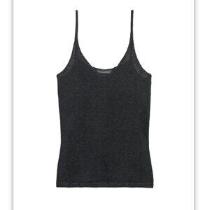 Banana Republic Heritage Linen Sweater Tank Black Sz S NWT